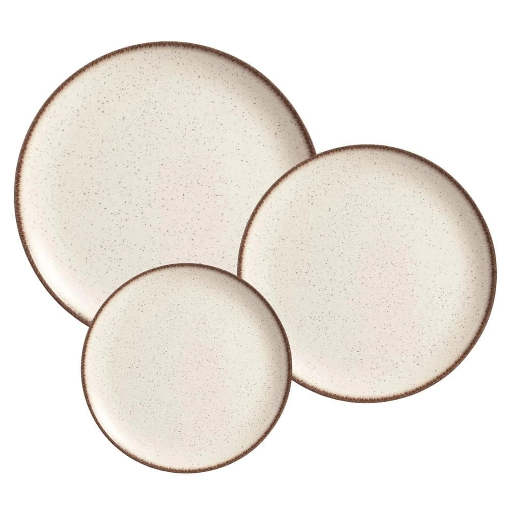 Jogo De Pratos Aparelho Jantar Kit 12 Peças Vanilla Alleanza