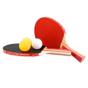 Conjunto de raquetes de pingue-pongue e 3 bolas de classe B