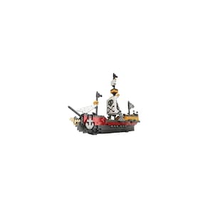 Conjunto de construção 3D Pirate Ship 780 peças com instruções
