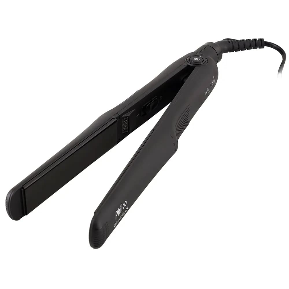 Prancha Ceramic BLACK PHILCP PPR08 - 56003040 Preto Bivolt