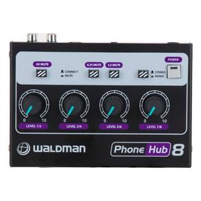 Amplificador de Fone 8 Canais PH-8 PhoneHub8 - Waldman