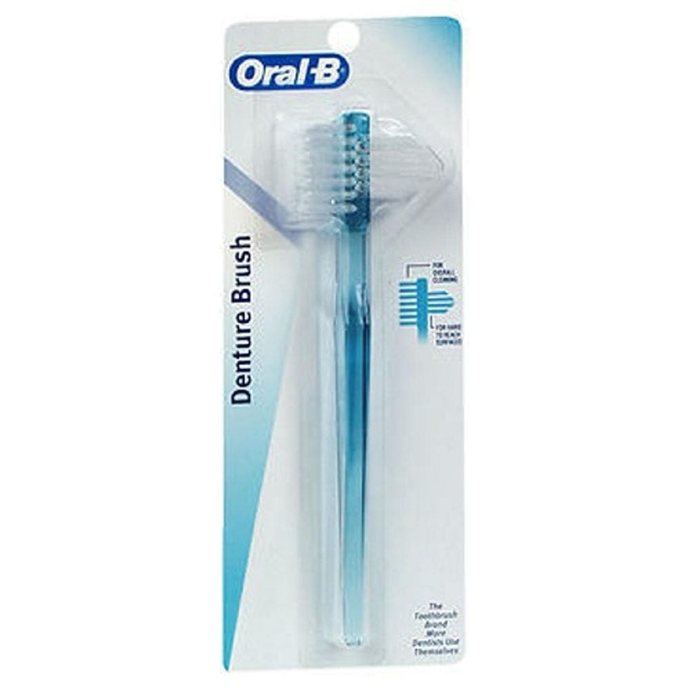 Escova de dentes de dentadura oral-B cabeça dupla cada por Oral-B