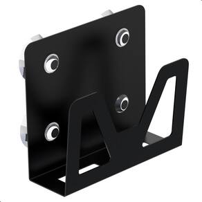 Porta esponja de pia com ventosa suporte bucha preto elg