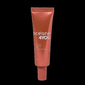 Océane 4you Flush Blush And Eyeshadow Bright Cherry - Blush Líquido Coral 10g