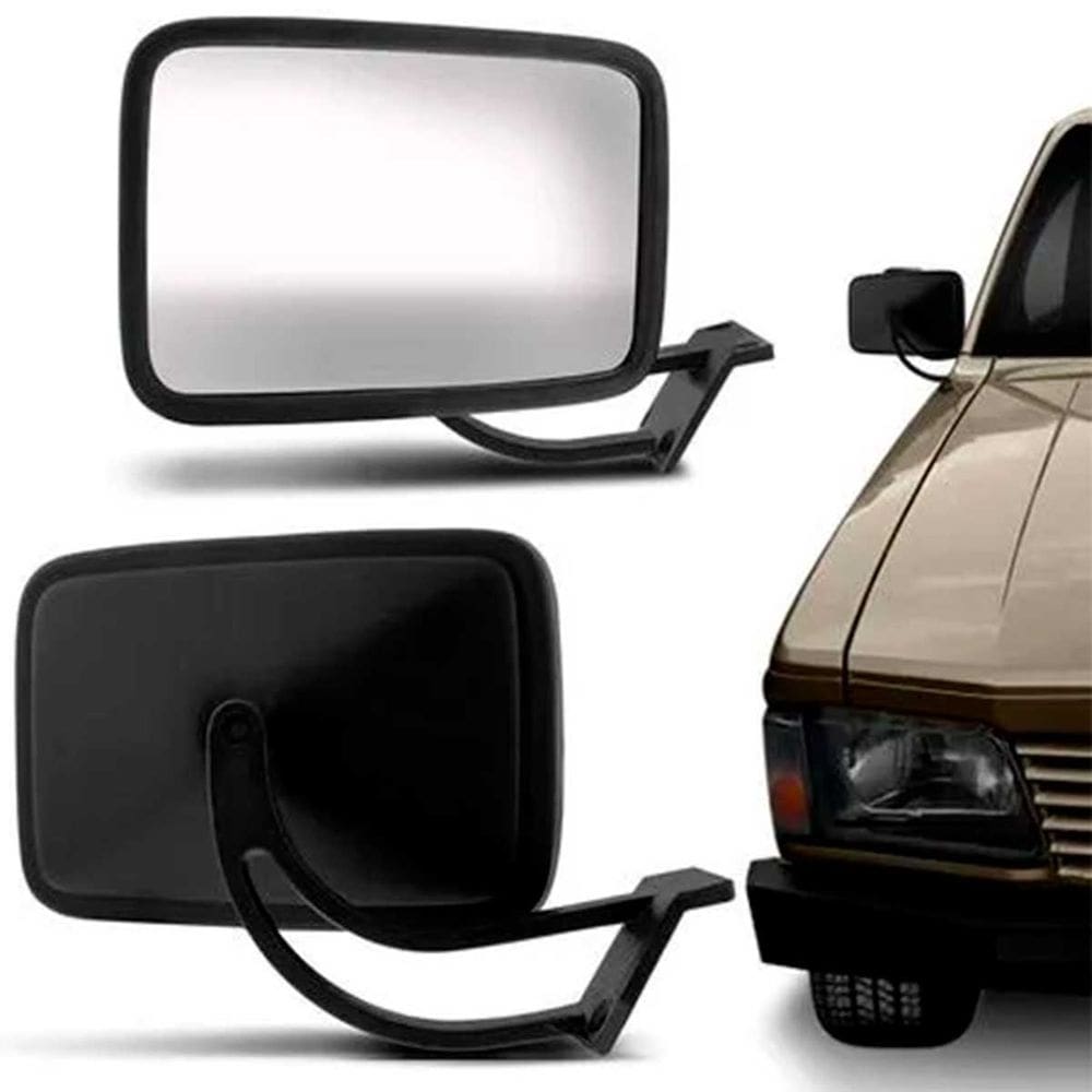 Par Retrovisor Pampa 1984 a 1991 Haste Flexível Ld Le