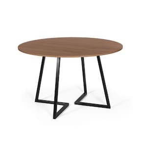 Mesa de Jantar 4 Lugares 90cm Redonda Industrial Rigo Noronha - Straub Web