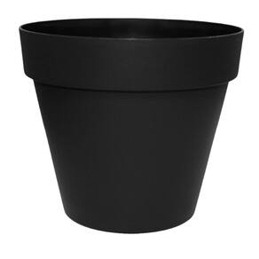 Vaso Plástico Unique 16 (16X14cm) Cinza escuro JAPI