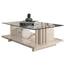 Mesa de Centro Frizz Calacata Off White - Madetec - Bege