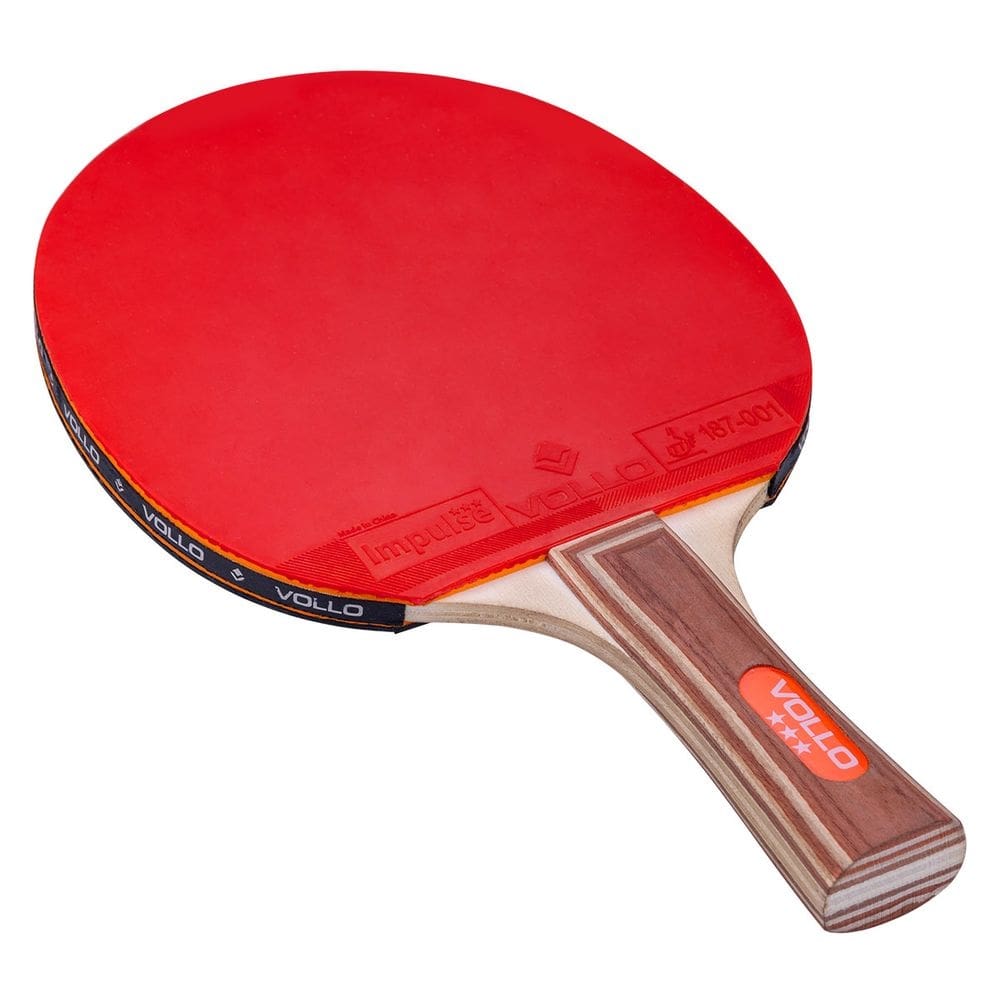 Raquete Madeira Borracha Impulse Aprovada ITTF Tênis de Mesa Ping Pong Vollo