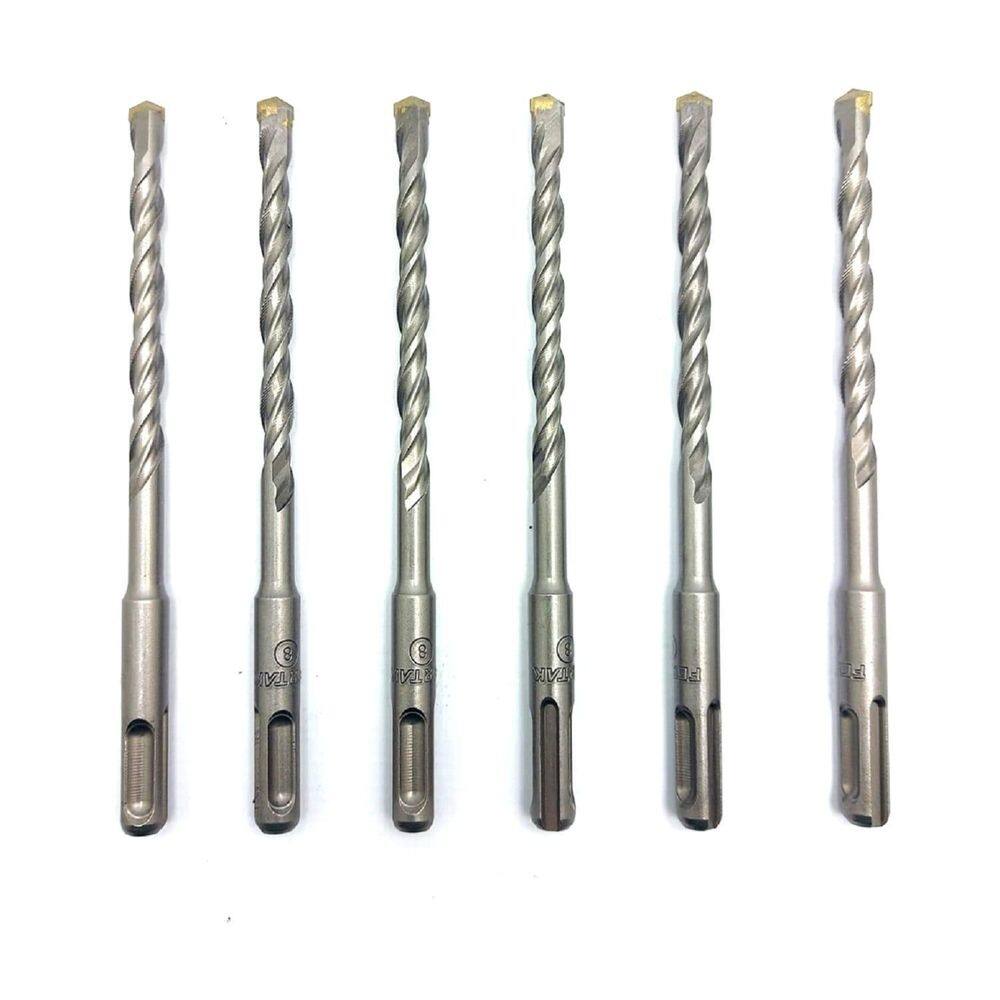6x broca sds plus alvenaria e concreto 10x210mm fertak
