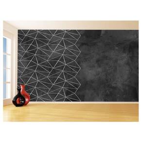 Papel De Parede Concreto Queimado Listra Risco 3,5M Kkt69