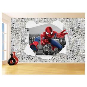Papel De Parede 3D Heróis Página Quadrinhos Hq 3,5M Nhma262