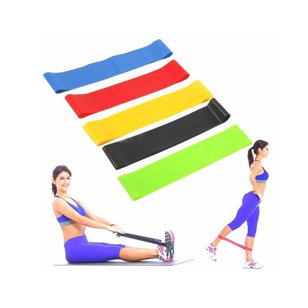 Kit elástico de exercicios para idoso gravida fisioterapia