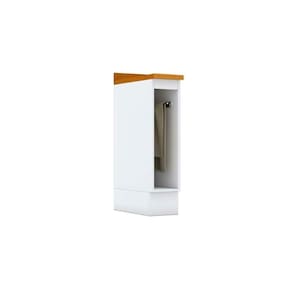 Balcão de Cozinha Americana Porta Toalha c/Tampo 20cm Branco - Henn
