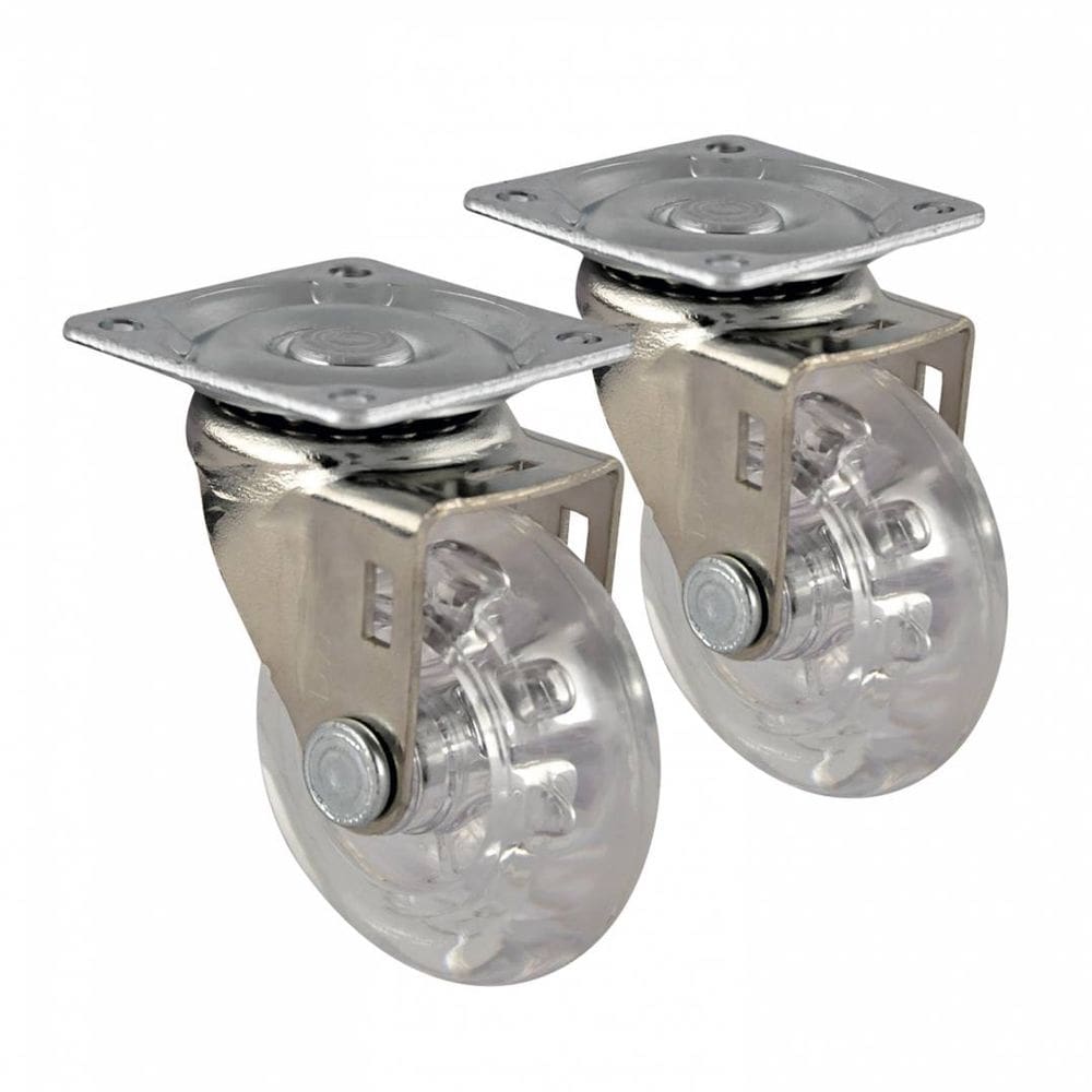 Rodizio de silicone 50mm 2 peças