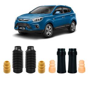 Par kit batente coifa dianteiro traseiro jac t6 2014 a 2016