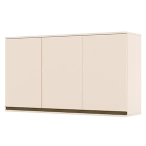 Armário Aéreo 3 Portas 120 cm Évelin Off White – Henn