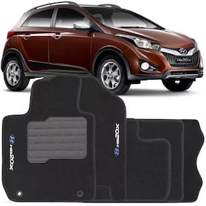Tapete automotivo carpete com a base em pvc hyundai hb20x 17