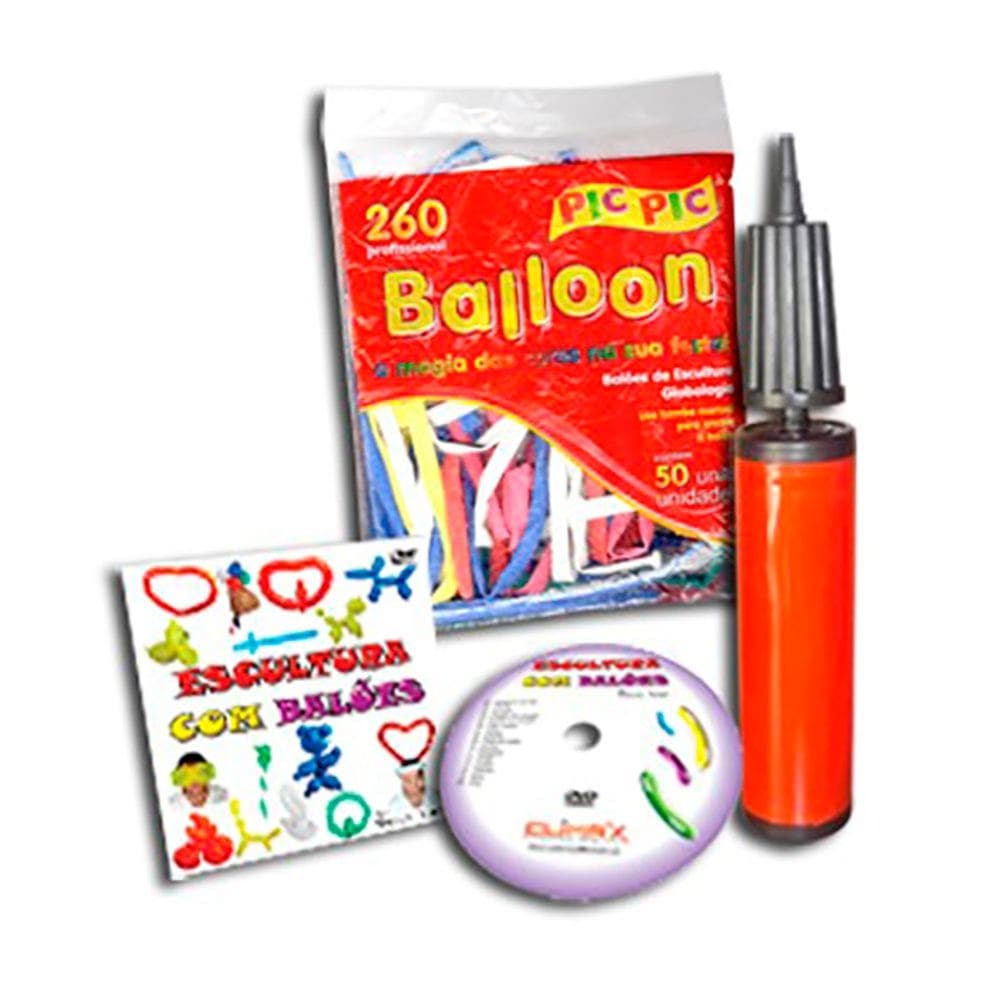 Kit escultura com balões magic up