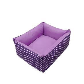 Cama para Cães e Gatos CamaPet Bolinha Roxa Tamanho M