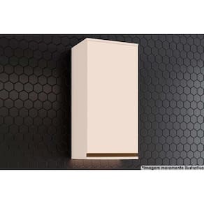 Armário Aéreo p/ Cozinha Connect c/1 Porta 40x83cm Off White - Henn
