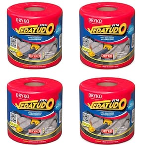 Fita Asfáltica Vedatudo 15 cm x 10 m 4 Unidades DRYKO