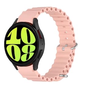 Pulseira Confortável Ondulada Silicone Para Watch6 44Mm