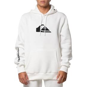 Moletom Quiksilver Canguru Comp Logo 305G WT24 Branco
