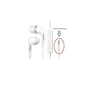 Fone de ouvido samsung intra auricular branco