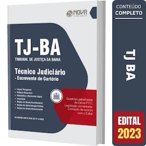Apostila concurso tj ba - escrevente de cartório