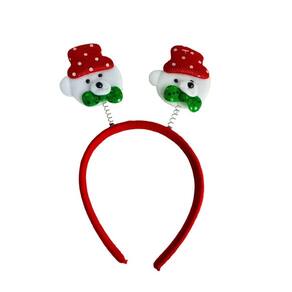 Kit 2 tiaras arco ursinho urso natal decorativo enfeite