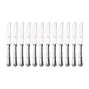Kit 12 Facas de Mesa Hercules Classic Aço Inox 493-003P