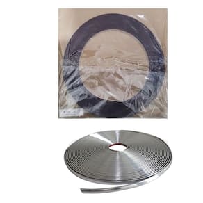 Friso cromado universal 7mm rolo com 25 metros