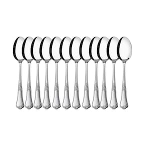 Kit 12 Colheres de Mesa Hercules Classic Aço Inox 493-001P