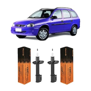 Kit 2 amortecedor cofap dianteiro gm corsa wagon 1999 a 2001