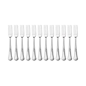 Kit 12 Garfos de Sobremesa Hercules Classic Aço Inox 493-005P