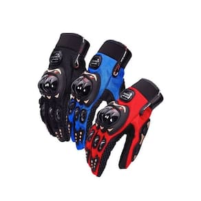 Luvas para motocicletas/bicicletas, tecido sintético de ótima proteção