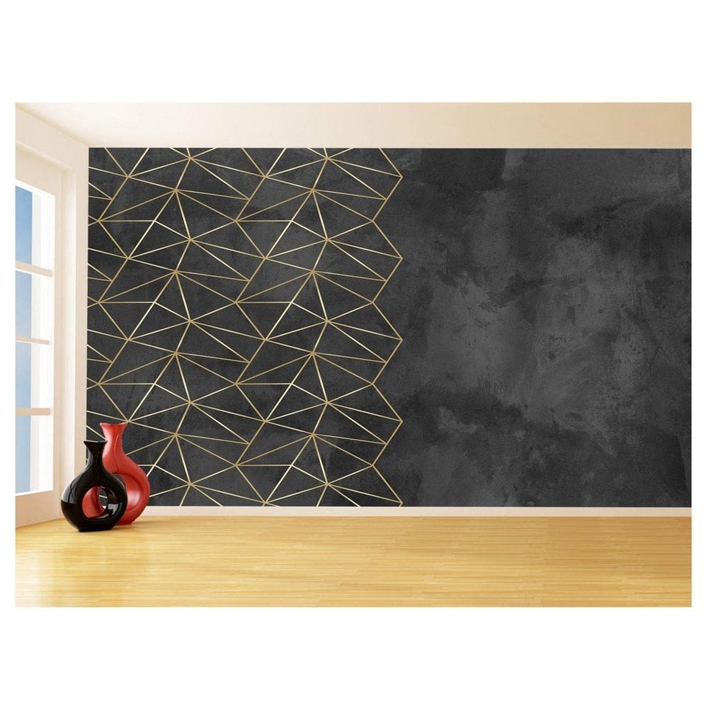 Papel De Parede 3D Concreto Queimado Risco Bege 3,5M Kkt144