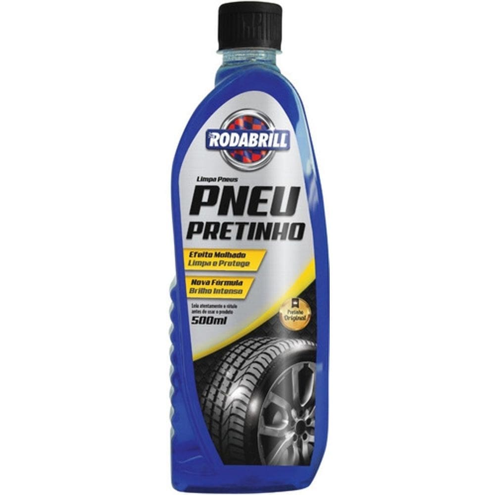 Pneu pretinho rodabrill 500ml para carro moto