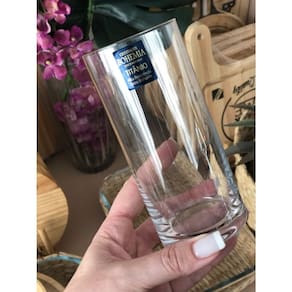 Unidade de copo alto Larus em cristal ecológico 350ml A14cm