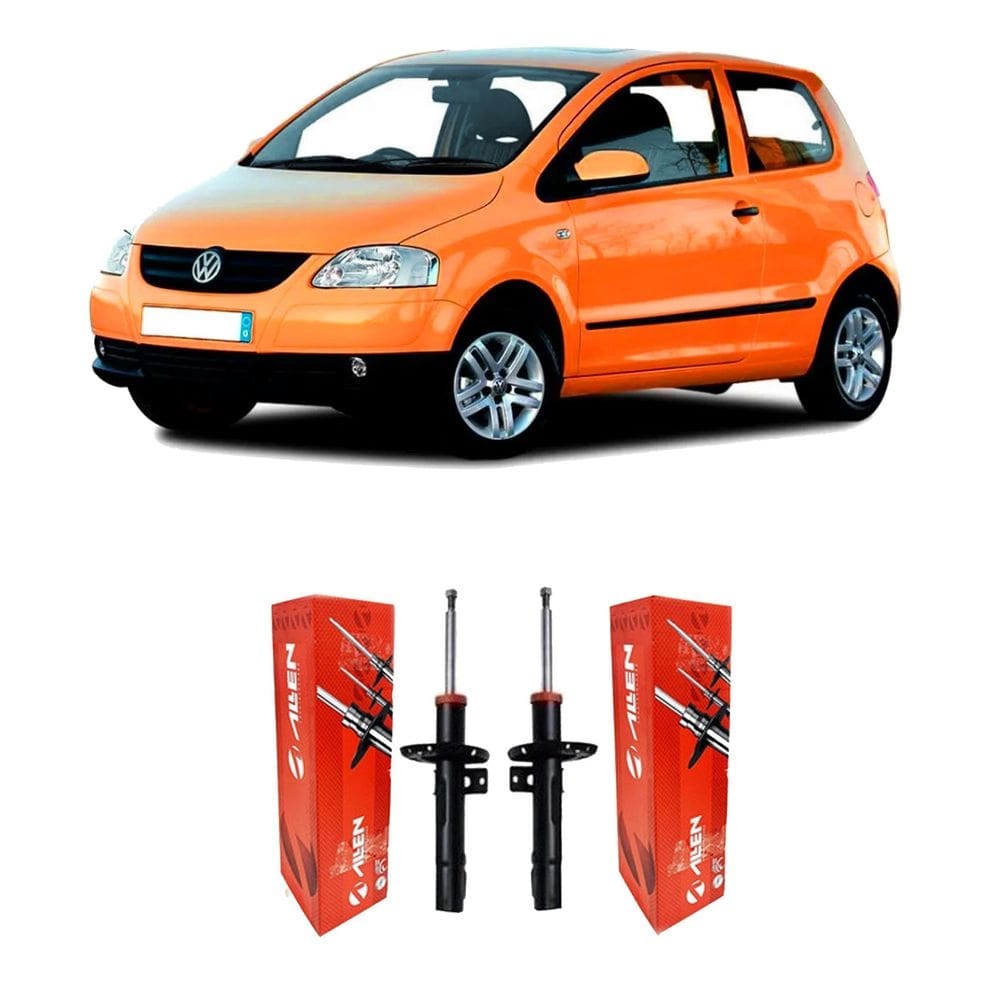 Kit 2 amortecedor dianteiro suspensão vw fox 2010 2011 2012