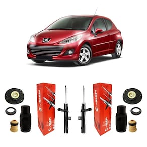 Par amortecedor batente dianteiro peugeot 207 2008 2009 10