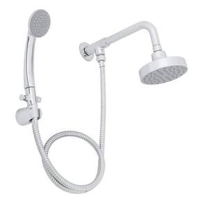 Chuveiro ducha cromada com chuveirinho alto fluxo - premier