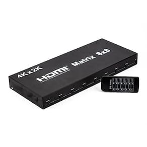 Matrix hdmi 2.0v 8x8 profissional - cirilo cabos