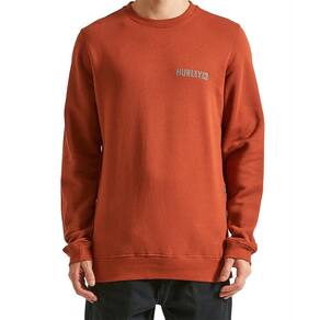 Moletom Hurley Careca Square WT24 Masculino Vermelho