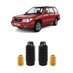 2 kit batente reparo dianteiro subaru forester 2004 2005 06