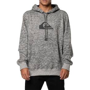 Moletom Quiksilver Canguru Mini Comp WT24 Cinza Claro Mescla