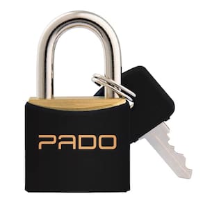 Cadeado em Latão Preto 25 MM - Pado 51016395