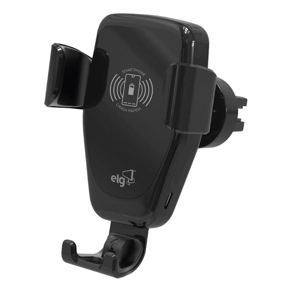 Suporte Veicular C/Carregador Wireless Saída Ar Elg Ch360Wa