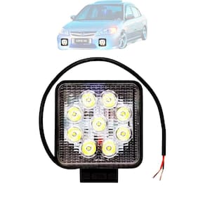 Farol De Milha Led 27W Quadrado 9 Leds Off Road Universal